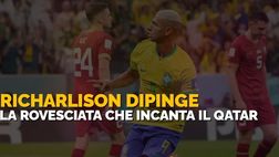 Brasile-Serbia, strepitoso gol in rovesciata di Richarlison | VIDEO