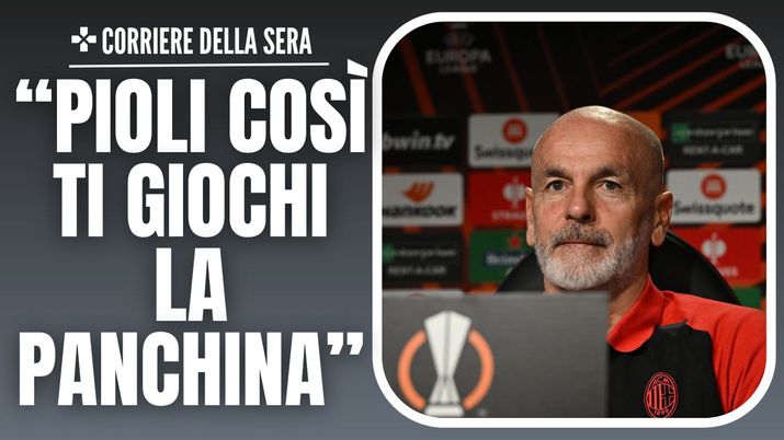 Conferenza Stampa Milan-Rennes Europa League 2023-2024 Pioli