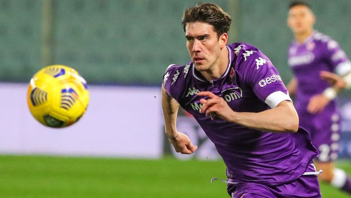 GERMOGLI PH 3 MARZO 2021 FIRENZE STADIO ARTEMIO FRANCHI CAMPIONATO DI SERIE A FIORENTINA VS ROMA NELLA FOTO VLAHOVIC 