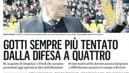 Il Gazzettino: Gotti tentato dalla difesa a quattro