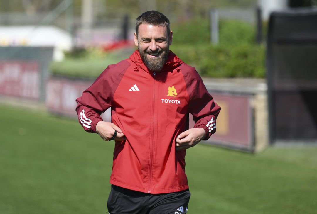 Trigoria, l’allenamento a due giorni dal derby- FOTOGALLERY- immagine 1