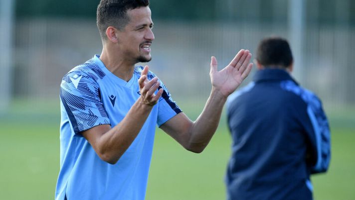 ROME, ITALY - OCTOBER 20: Luiz Felipe Ramos Marchi of SS Lazio during the SS Lazio training session at the Formello sport centre on October 20, 2021 in Rome, Italy. (Photo by Marco Rosi - SS Lazio/Getty Images) Nazionale, forfait anche per Luiz Felipe: lascia il ritiro di Coverciano e salta la Turchia - immagine 1