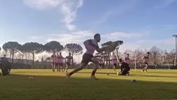 VIDEO Palermo, ritiro a Roma: rosanero in campo per la seduta pomeridiana