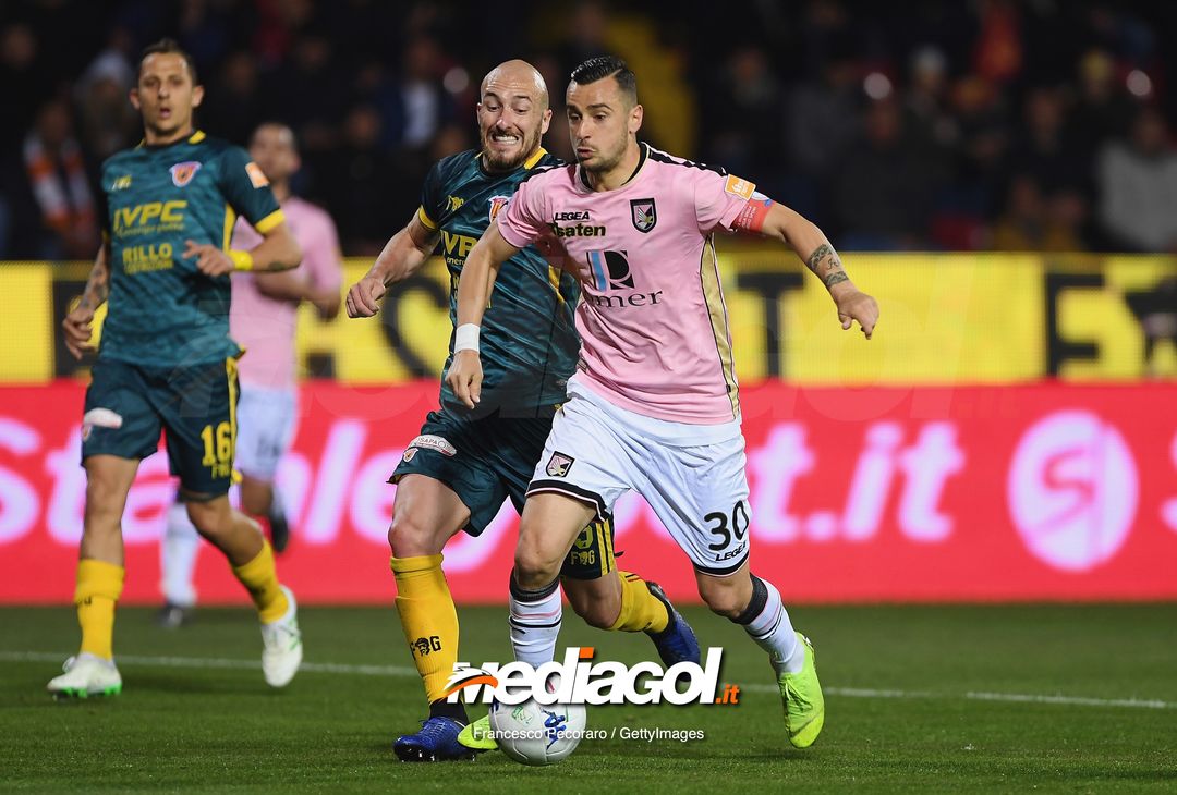  during the Serie B match between Benevento and Carpi FC at Stadio Ciro Vigorito on April 14, 2019 in Benevento, Italy. 