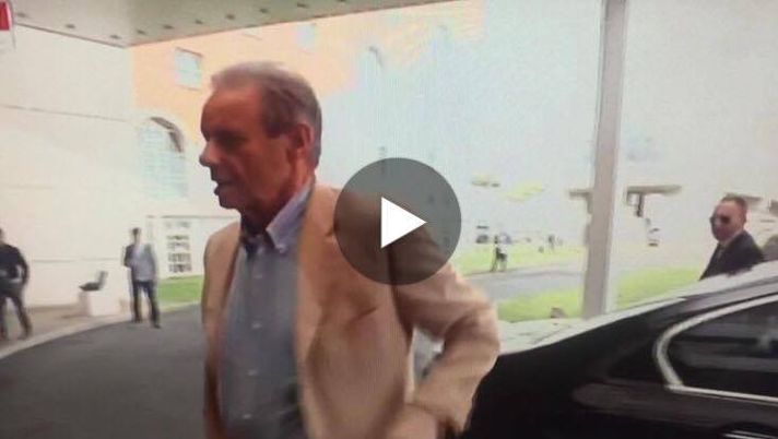 VIDEO Zamparini a Roma per elezioni presidente Figc 