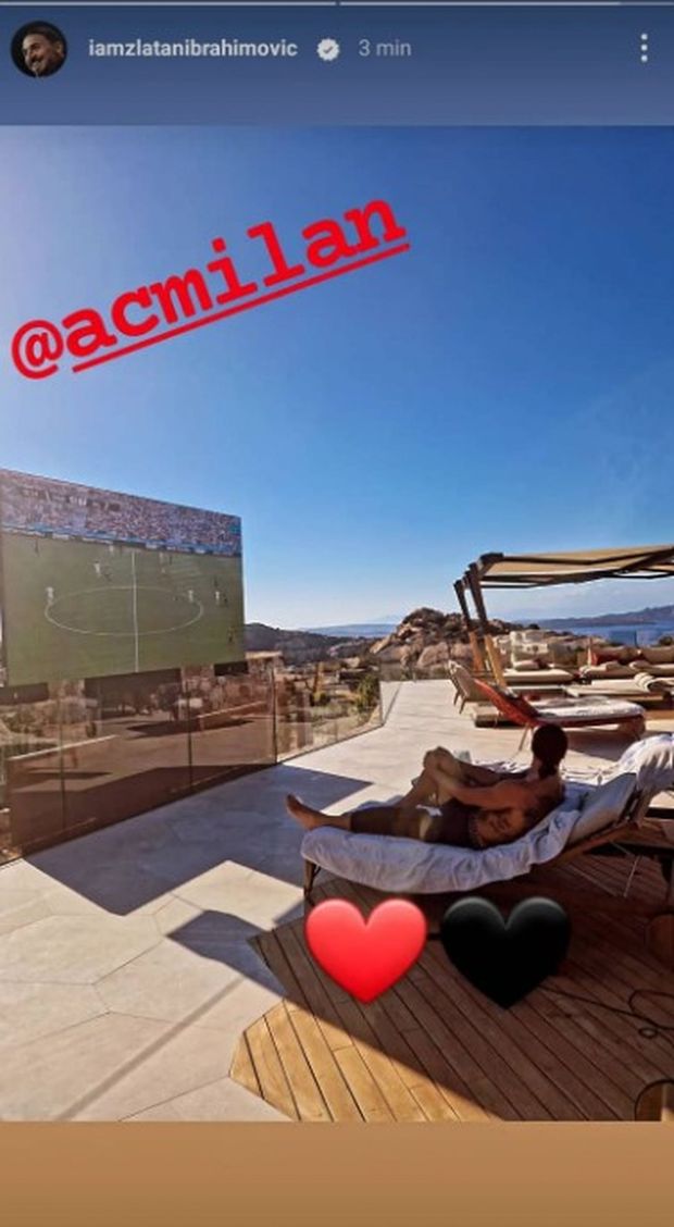 Zlatan Ibrahimovic guarda Marsiglia-Milan