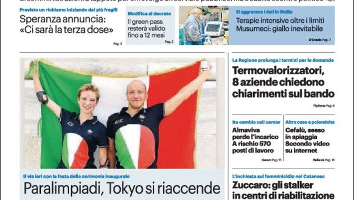Prima Pagina, Giornale di Sicilia: “Vaccini, si avvicina l’obbligo” 
