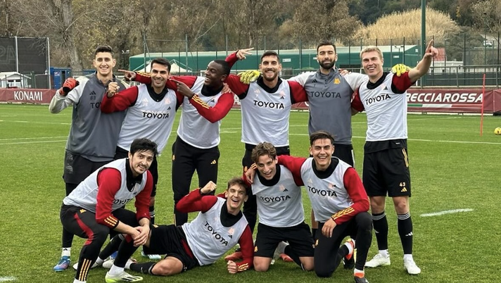 Roma, Azmoun vince ancora la partitella a Trigoria: con lui anche Pellegrini e Dybala - immagine 1