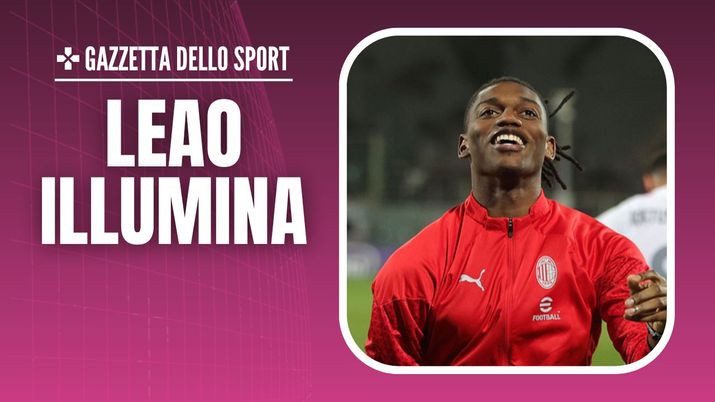 Rafael Leao Fiorentina-Milan 1-2 Serie A News AC Milan