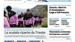Prima Pagina, Giornale di Sicilia: “La scalata riparte da Trieste”