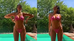 VIDEO / Oriana Sabatini balla a bordo piscina: lady Dybala incanta i suoi fan