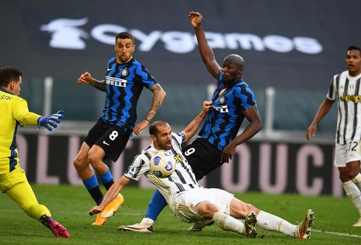 Giorgio Chiellini e Romelu Lukaku Giorgio Chiellini e Romelu Lukaku