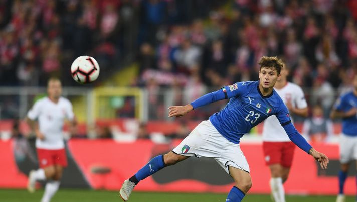 CHORZOW, POLAND - OCTOBER 14:  Nicolò Barella of Italy in action during the UEFA Nations League A group three match between Poland and Italy at Silesian Stadium on October 14, 2018 in Chorzow, Poland.  (Photo by Claudio Villa/Getty Images)  CHORZOW, POLAND - OCTOBER 14:  Nicolò Barella of Italy in action during the UEFA Nations League A group three match between Poland and Italy at Silesian Stadium on October 14, 2018 in Chorzow, Poland.  (Photo by Claudio Villa/Getty Images)