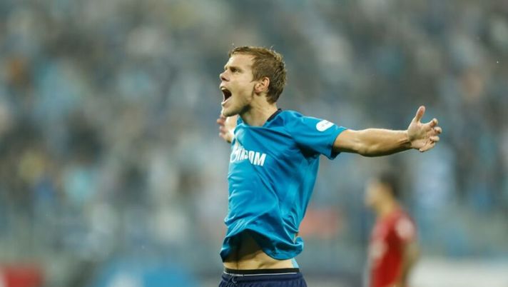 SAINT PETERSBURG, RUSSIA - AUGUST 06: Aleksandr Kokorin of FC Zenit Saint Petersburg celebrates his goal during the Russian Football League match between FC Zenit St. Petersburg and FC Spartak Moscow at Saint Petersburg Stadium on August 6, 2017 in Saint Petersburg, Russia. (Photo by Epsilon/Getty Images) Sky: “Colpo Fiorentina: ha in pugno Kokorin! La scelta è fatta su Felipe Anderson” - immagine 1