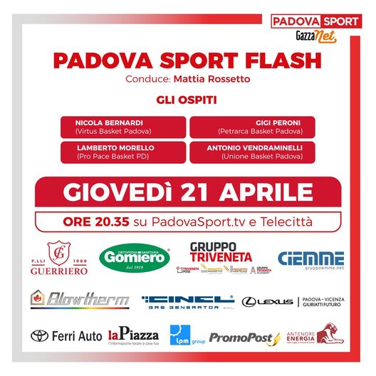 PdSport Flash, stasera protagonista il grande basket padovano- immagine 2