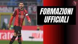 Milan-Sassuolo, le formazioni ufficiali: Theo Hernandez di nuovo centrale