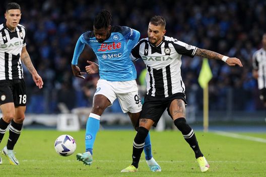 (Photo by Francesco Pecoraro/Getty Images) napoli udinese anguissa