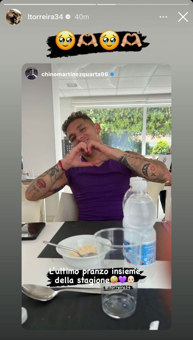 FOTO – M. Quarta a Torreira: “Ultimo pranzo insieme”- immagine 2
