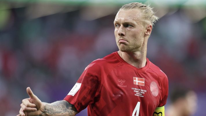 Simon Kjaer Danimarca-Tunisia Mondiali Qatar 2022