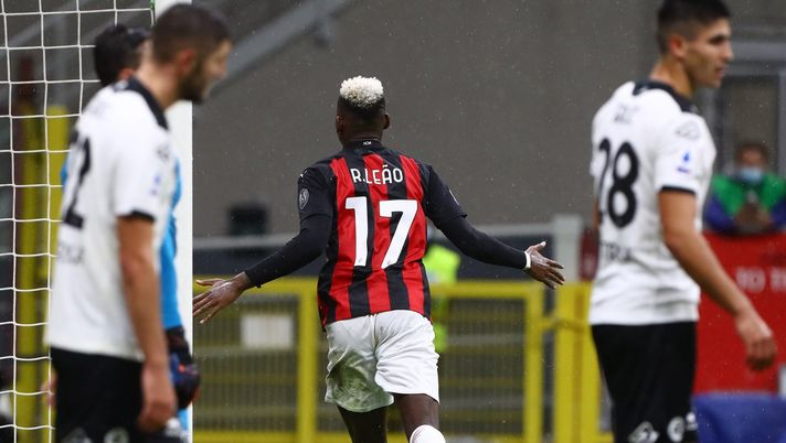 Milan-Spezia, Rafael Leao (credits: GETTY Images) 