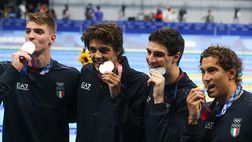 Olimpiadi, Nuoto azzurro show: storico argento nella staffetta 4×100 e 100 rana