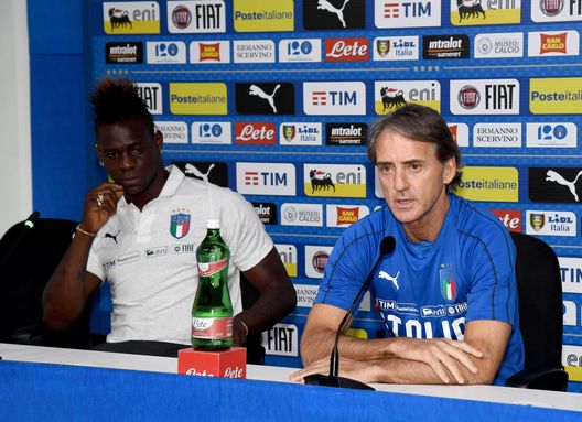 Mancini e Balotelli Mancini e Balotelli
