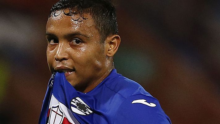 Sampdoria's Colombian forward Luis Fernando Muriel reacts during the Italian Serie A football match between Sampdoria and AC Milan on September 16, 2016 at 'Luigi Ferraris Stadium' in Genoa. / AFP / MARCO BERTORELLO (Photo credit should read MARCO BERTORELLO/AFP/Getty Images) Muriel, 15 milioni sul tavolo: la Samp risponde all’offerta del Valencia - immagine 1
