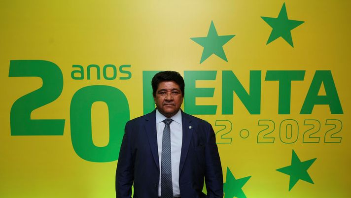 RIO DE JANEIRO, BRAZIL - JUNE 30: President of CBF Ednaldo Rodrigues attends a ceremony organized by Brazilian Football Confederation to honor 2002 FIFA World Champions on the 20th anniversary at Fairmont Hotel on June 30, 2022 in Rio de Janeiro, Brazil. (Photo by Buda Mendes/Getty Images) Il post-Tite può essere straniero: la Seleçao allenata da un non brasiliano non è più un tabù… - immagine 1