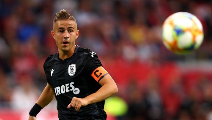 AMSTERDAM, NETHERLANDS - AUGUST 13: Dimitris Pelkas of Paok in action during the UEFA Champions League 3rd Qualifying match between Ajax and PAOK Thessaloniki at Johan Cruyff Arena on August 13, 2019 in Amsterdam, Netherlands. (Photo by Dean Mouhtaropoulos/Getty Images) AMSTERDAM, NETHERLANDS - AUGUST 13: Dimitris Pelkas of Paok in action during the UEFA Champions League 3rd Qualifying match between Ajax and PAOK Thessaloniki at Johan Cruyff Arena on August 13, 2019 in Amsterdam, Netherlands. (Photo by Dean Mouhtaropoulos/Getty Images)