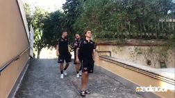 VIDEO RITIRO PALERMO, via al day 5 di lavoro: l’arrivo in piscina dei rosa di Baldini