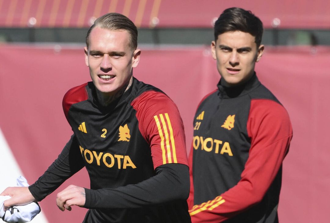 Roma, la rifinitura alla vigilia della gara con il Feyenoord – FOTOGALLERY - immagine 30