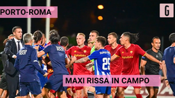 VIDEO Porto-Roma 1-1: fallaccio di Pepe su Mkhitaryan e maxi rissa in campo