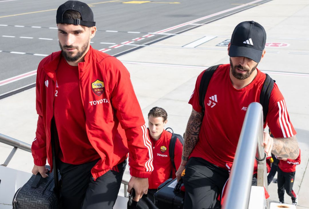 Il viaggio della Roma verso Brighton – FOTO GALLERY - immagine 9