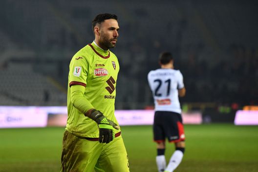 TURIN, ITALY - JANUARY 09: Salvatore Sirigu of Torino FC reacts during the Coppa Italia match between Torino FC and Genoa CFC at Stadio Olimpico Grande Torino on January 9, 2020 in Turin, Italy. (Photo by Valerio Pennicino/Getty Images) TURIN, ITALY - JANUARY 09: Salvatore Sirigu of Torino FC reacts during the Coppa Italia match between Torino FC and Genoa CFC at Stadio Olimpico Grande Torino on January 9, 2020 in Turin, Italy. (Photo by Valerio Pennicino/Getty Images)