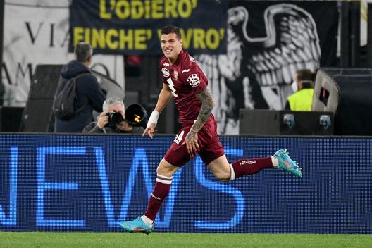 ROME, ITALY - APRIL 16: Pitero Pellegri of Torino FC celebrates the opening goal during the Serie A match between SS Lazio and Torino FC at Stadio Olimpico on April 16, 2022 in Rome, Italy. (Photo by Marco Rosi - SS Lazio/Getty Images) La Pasqua calcistica di Pellegri: ritorna al gol all’Olimpico e contro la Lazio- immagine 1