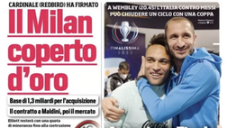 Prima Pagina, Corriere dello Sport: “Milan coperto d’oro. Italia, attrazione Finale”