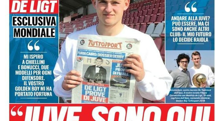 Prima Pagina, Tuttosport: “Juve, sono qui. Gattuso choc, scuote il Milan. Rakitic-Vidal, assalto Inter”  Prima Pagina, Tuttosport: “Juve, sono qui. Gattuso choc, scuote il Milan. Rakitic-Vidal, assalto Inter”
