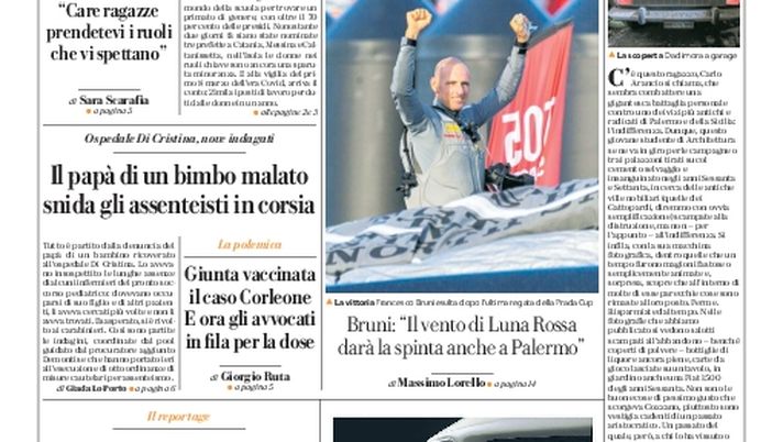 Prima Pagina, La Repubblica-Palermo: “Donne senza potere e né lavoro, l’8 marzo nero dell’era Covid” 