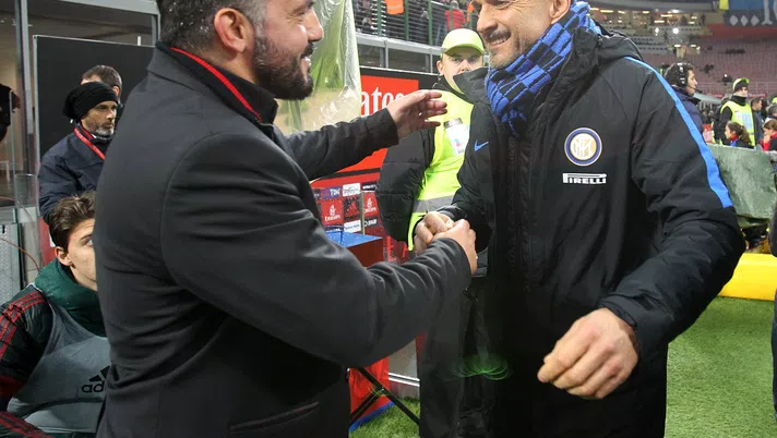 Gattuso Spalletti Milan Inter