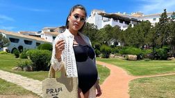Simona Guatieri si gode le vacanze con il pancione: lady Keita più bella che mai