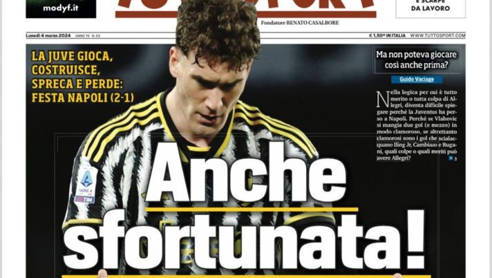 EDICOLA TS – Juventus anche sfortunata. L’Inter dei record cerca il +15 - immagine 1