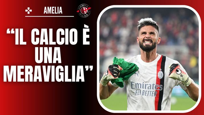 Olivier Giroud (attaccante AC Milan), qui durante Genoa-Milan 0-1 (Serie A 2023-2024), costretto a giocare da portiere per l'espulsione di Mike Maignan | News (Getty Images) Olivier Giroud AC Milan Genoa-Milan 0-1 Serie A 2023-2024