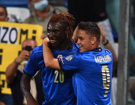 Kean e Raspadori, futuro dell'Italia Kean e Raspadori, futuro dell'Italia