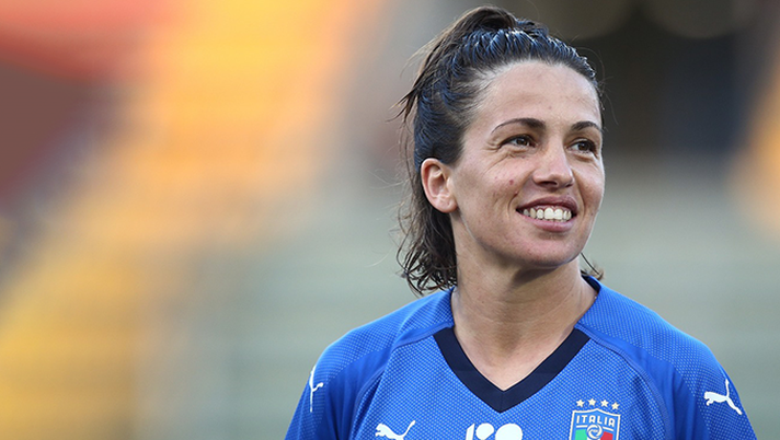 Daniela Sabatino, attaccante del Milan Femminile e dell'Italia (credits: acmilan.com) 