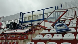 Serie D, una tromba d’aria danneggia lo stadio “Ballarin” di Chioggia