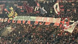 Milan-Fiorentina, il saluto della Curva Sud ad Ivan Gazidis (FOTO)