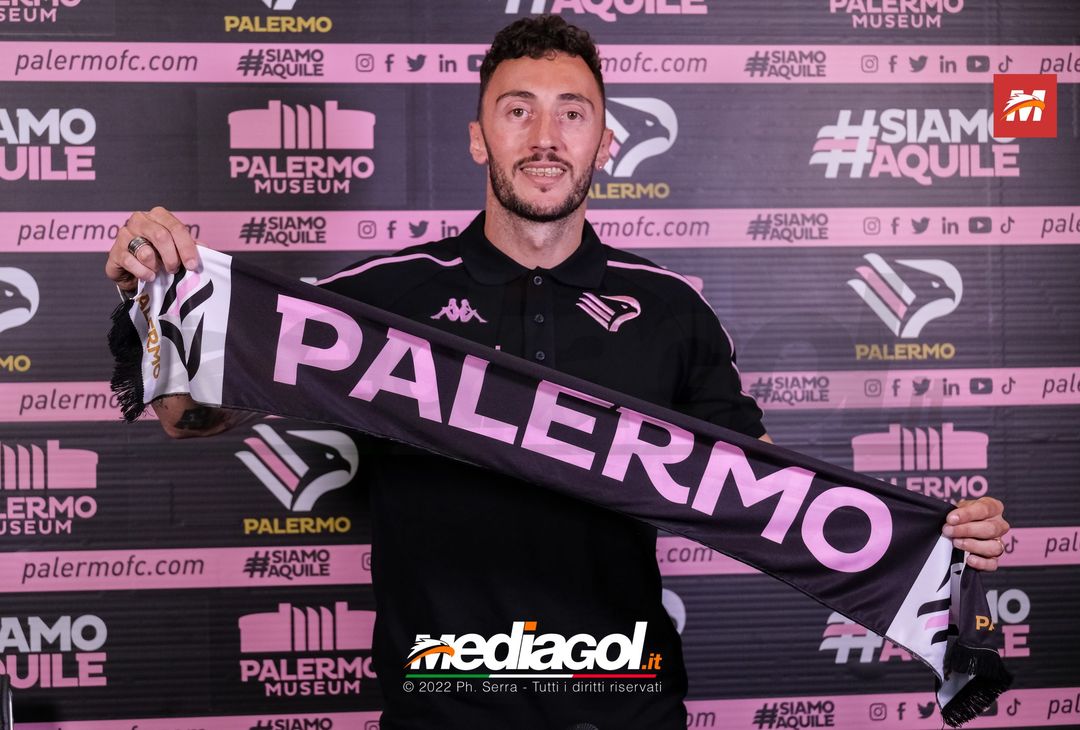 FOTO PALERMO, Mirko Pigliacelli in conferenza stampa (Gallery)- immagine 1