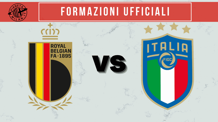 Ecco le formazioni ufficiali di Belgio-Italia, match valido per i quarti di finale di Euro 2020 