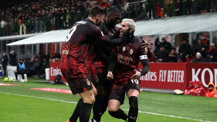 Theo Hernández AC Milan Milan-Atalanta 2-0 Serie A 2022-2023