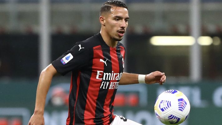 Ismaël Bennacer (centrocampista AC Milan) durante Milan-Roma 3-3 (Serie A 2020-2021) | AC Milan News (Getty Images) 